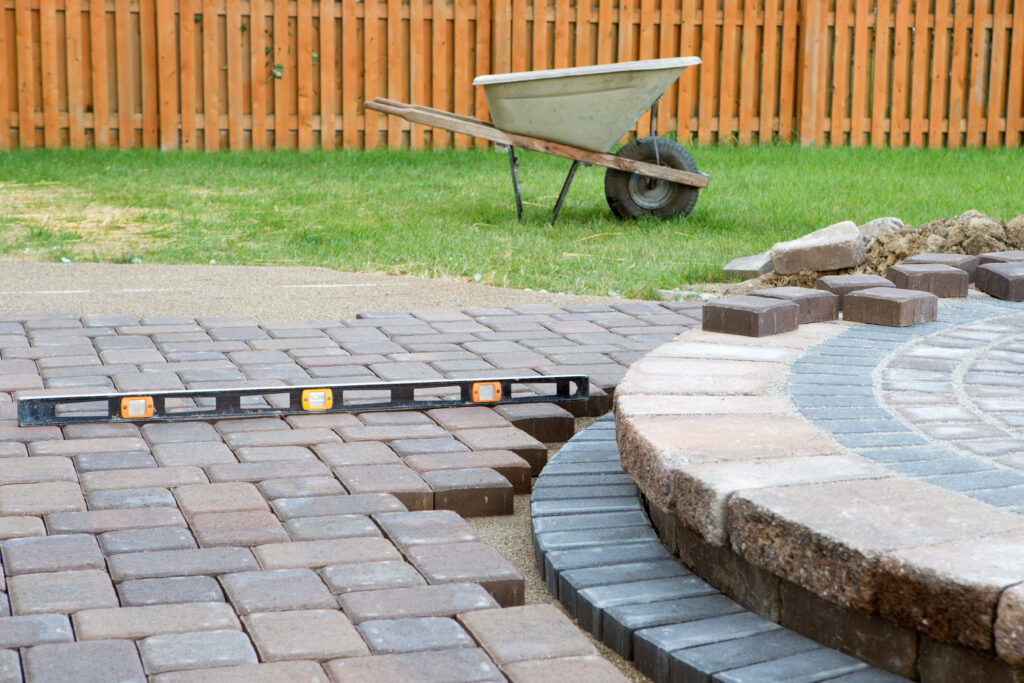 patio installation stone work in framingham ma